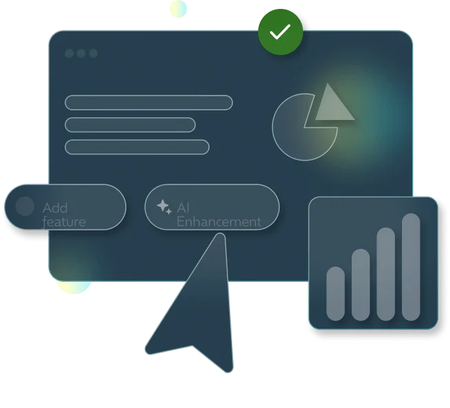 Digital growth illustration